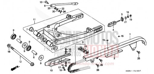 BRAS OSCILLANT CA125X de 1999